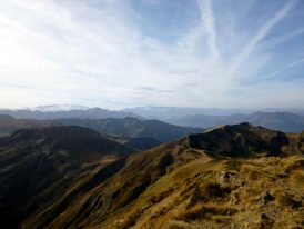 Vue depuis le Pic de la Calabasse en direction du massif de la Maladeta (Aneto)