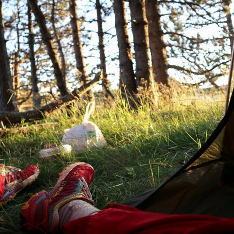 Bivouac avec lumière de rêve