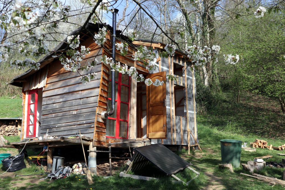 La cabane derrière le merisier