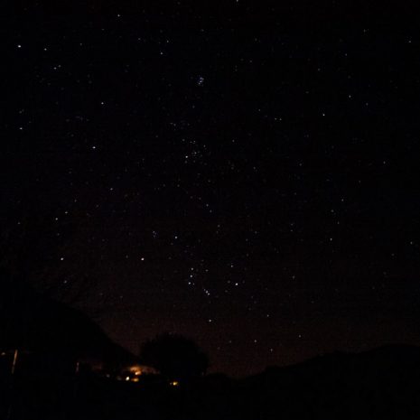 Les étoiles, visibles sans peine...